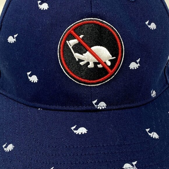 adidas Men's No Slow Play HS5533 Collegiate Navy Hat Cap Golf - Picture 3 of 8